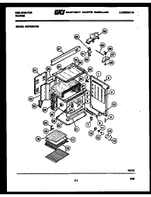 05 - Body Parts parts for Frigidaire Range REP306CJ2 from AppliancePartsPros.com