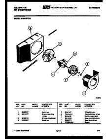 04 - Air Handling Parts parts for Frigidaire Air Conditioner MH310F1QA from AppliancePartsPros.com