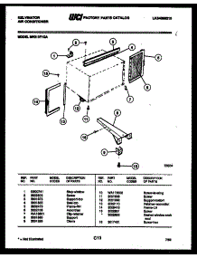 06 - Cabinet And Installation Parts parts for Frigidaire Air Conditioner MH310F1QA from AppliancePartsPros.com