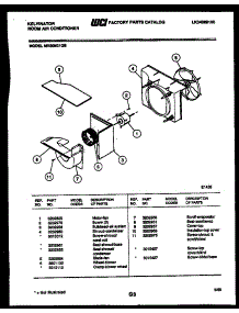 04 - Air Handling Parts parts for Frigidaire Air Conditioner MH309G1QB from AppliancePartsPros.com