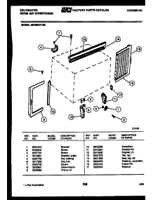 07 - Cabinet And Installation Parts parts for Frigidaire Air Conditioner MH309G1QB from AppliancePartsPros.com