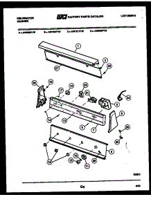 03 - Console And Control Parts parts for Frigidaire Washer AW700F1W from AppliancePartsPros.com