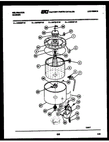 05 - Tub Detail parts for Frigidaire Washer AW701F1D from AppliancePartsPros.com