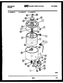 05 - Tub Detail parts for Frigidaire Washer AW300F1T from AppliancePartsPros.com
