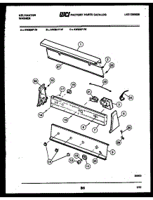 03 - Console And Control Parts parts for Frigidaire Washer AW301F1T from AppliancePartsPros.com