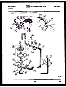 04 - Pump, Water Valve, Water Inlet parts for Frigidaire Washer AW301F1D from AppliancePartsPros.com