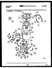 03 - Tub Detail parts for Frigidaire Washer AW301G1D from AppliancePartsPros.com