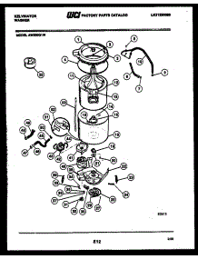 03 - Tub Detail parts for Frigidaire Washer AW200G1W from AppliancePartsPros.com