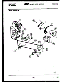 03 - Console And Control parts for Frigidaire Washer AWP330G1D from AppliancePartsPros.com