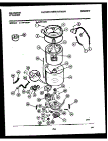 03 - Tub Detail parts for Frigidaire Washer AW701KD1 from AppliancePartsPros.com