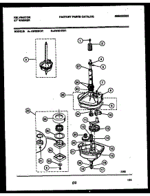 04 - Transmission Parts parts for Frigidaire Washer AW301KW1 from AppliancePartsPros.com