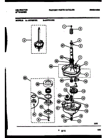 04 - Transmission Parts parts for Frigidaire Washer AW700KW2 from AppliancePartsPros.com