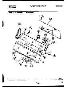 05 - Console And Control Parts parts for Frigidaire Washer AW700KT2 from AppliancePartsPros.com