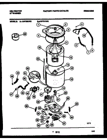 03 - Tub Detail parts for Frigidaire Washer AW701KW2 from AppliancePartsPros.com