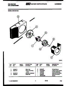 04 - Air Handling Parts parts for Frigidaire Air Conditioner MH310E1QA from AppliancePartsPros.com