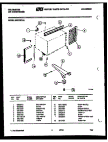 06 - Cabinet And Installation Parts parts for Frigidaire Air Conditioner MH310E1QA from AppliancePartsPros.com