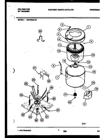 04 - Tub Detail parts for Frigidaire Washer AWP330H1L from AppliancePartsPros.com