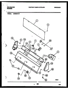 05 - Console And Control Parts parts for Frigidaire Washer AW350-K1W from AppliancePartsPros.com