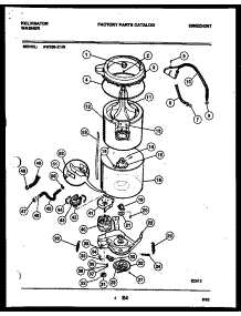 03 - Tub Detail parts for Frigidaire Washer AW350-K1L from AppliancePartsPros.com