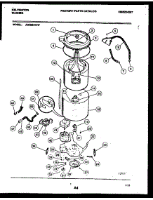 03 - Tub Detail parts for Frigidaire Washer AW350-K1D from AppliancePartsPros.com