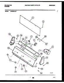 05 - Console And Control Parts parts for Frigidaire Washer AW350-K1D from AppliancePartsPros.com