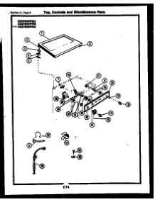 04 - Top, Controls And Miscellaneous Par parts for Frigidaire Dryer DE27S6WPMA from AppliancePartsPros.com