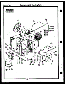 02 - Electrical And Air Handling Parts parts for Frigidaire Air Conditioner AK18E4RRBB from AppliancePartsPros.com