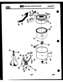 03 - Tubs And Water Inlet parts for Frigidaire Washer WA24P2DTFB from AppliancePartsPros.com