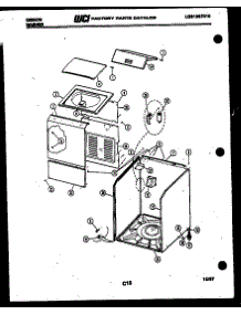 04 - Cabinet Parts parts for Frigidaire Washer WA24F4WTFB from AppliancePartsPros.com