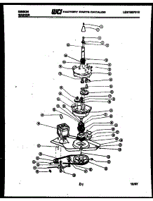 05 - Transmission Parts parts for Frigidaire Washer WA24F4DTFB from AppliancePartsPros.com