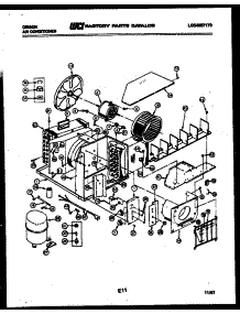 03 - Electrical And Air Handling Parts parts for Frigidaire Air Conditioner AK18E7RTBA from AppliancePartsPros.com