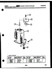 05 - Compressor Parts parts for Frigidaire Air Conditioner AK13E7RTBA from AppliancePartsPros.com
