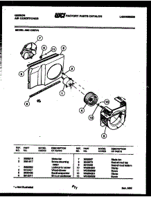 03 - Air Handling Parts parts for Frigidaire Air Conditioner AM11C6EVA from AppliancePartsPros.com
