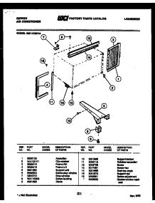 06 - Cabinet And Installation Parts parts for Frigidaire Air Conditioner AM11C6EVA from AppliancePartsPros.com