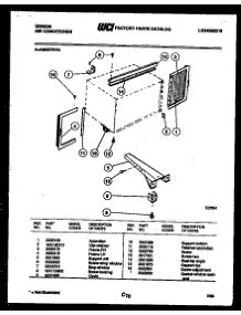 06 - Cabinet And Installation Parts parts for Frigidaire Air Conditioner AM12E7EVA from AppliancePartsPros.com
