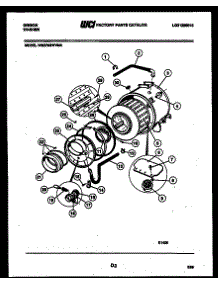 04 - Tub And Components parts for Frigidaire Washer WS27M6WVMA from AppliancePartsPros.com