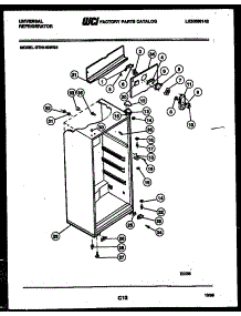 03 - Cabinet Parts parts for Frigidaire Refrigerator GTN140WG4 from AppliancePartsPros.com