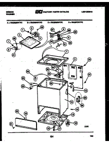03 - Cabinet Parts parts for Frigidaire Washer WA28M4WTFC from AppliancePartsPros.com