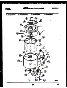 04 - Tub Detail parts for Frigidaire Washer WA28M4WTFC from AppliancePartsPros.com