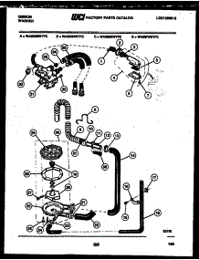 05 - Pump, Water Valve And Water Inlet parts for Frigidaire Washer WA28M6WTFC from AppliancePartsPros.com