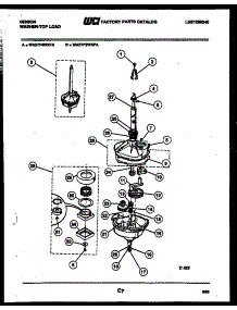 04 - Transmission Parts parts for Frigidaire Washer WA27F4WXFA from AppliancePartsPros.com