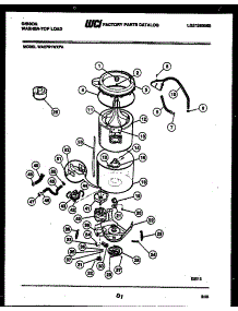 03 - Tub Detail parts for Frigidaire Washer WA27S1WXFA from AppliancePartsPros.com