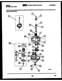 04 - Transmission Parts parts for Frigidaire Washer WA27S1WXFA from AppliancePartsPros.com