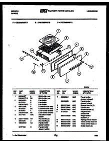 05 - Broiler Drawer Parts parts for Frigidaire Range CGC3M5WSTA from AppliancePartsPros.com
