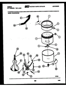 05 - Tub And Water Inlet parts for Frigidaire Washer WA24P2WVMB from AppliancePartsPros.com