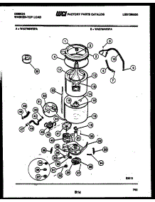 03 - Tub Detail parts for Frigidaire Washer WA27M4WXFA from AppliancePartsPros.com