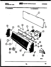 05 - Console And Control Parts parts for Frigidaire Washer WA27M4WXFA from AppliancePartsPros.com