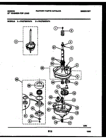 04 - Transmission Parts parts for Frigidaire Washer WA27M4WAFA from AppliancePartsPros.com