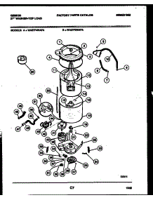 03 - Tub Detail parts for Frigidaire Washer WA27F4WAFA from AppliancePartsPros.com