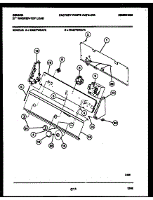 05 - Console And Control Parts parts for Frigidaire Washer WA27F4WAFA from AppliancePartsPros.com